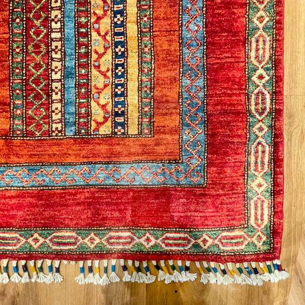 שטיח שאל פרסי 00 צבעוני 391*300 SHIRAZ