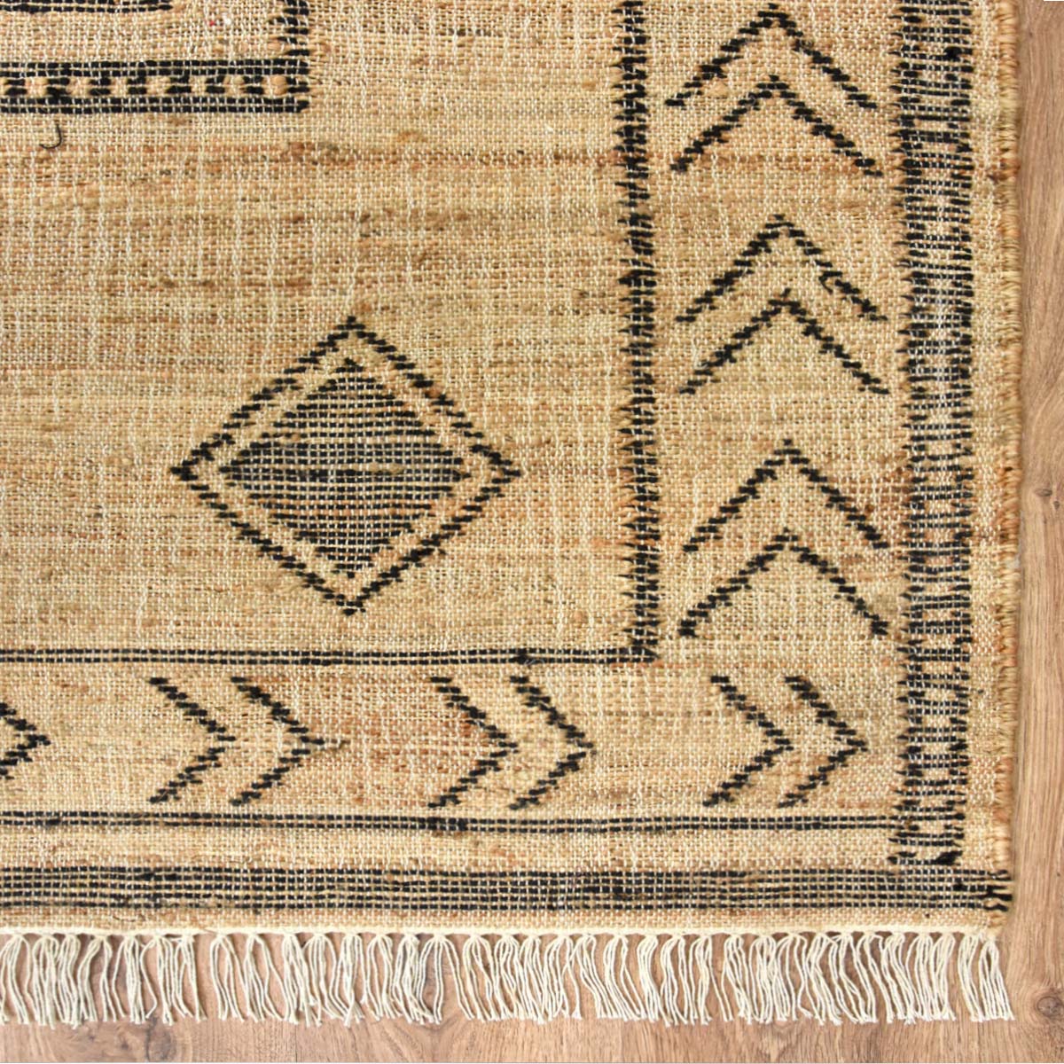 שטיח מאליבו בז'/חום ראנר MALIBU