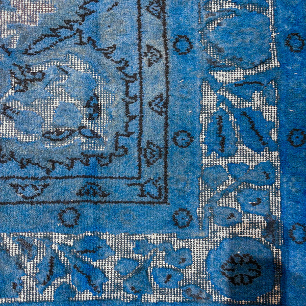 שטיח וינטג' תלת מימד כחול 307*193 VINTAGE