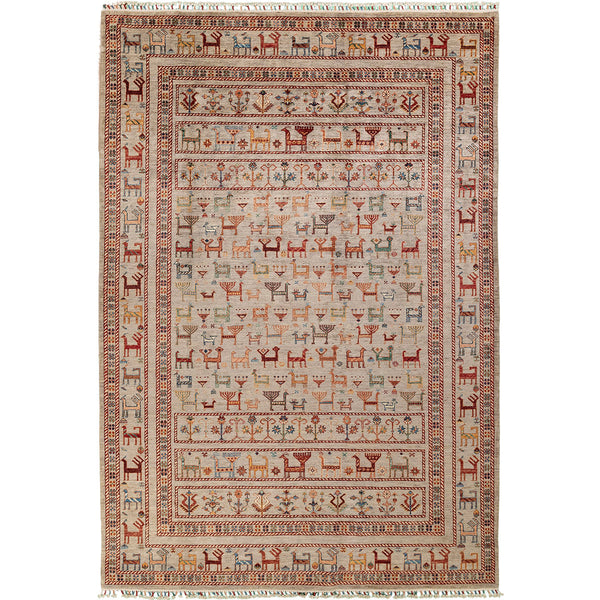 שטיח ארזו אפור/צבעוני 300*207 AREZU