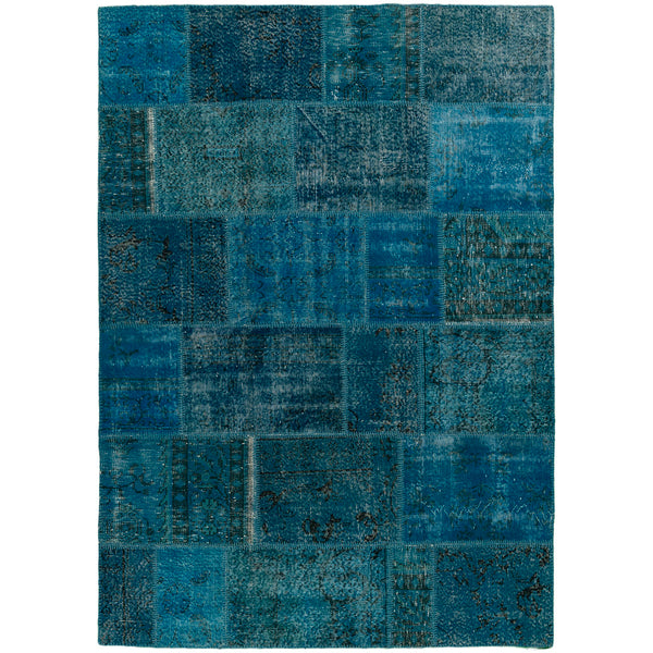 שטיח טלאים כחול 240*170 PATCH
