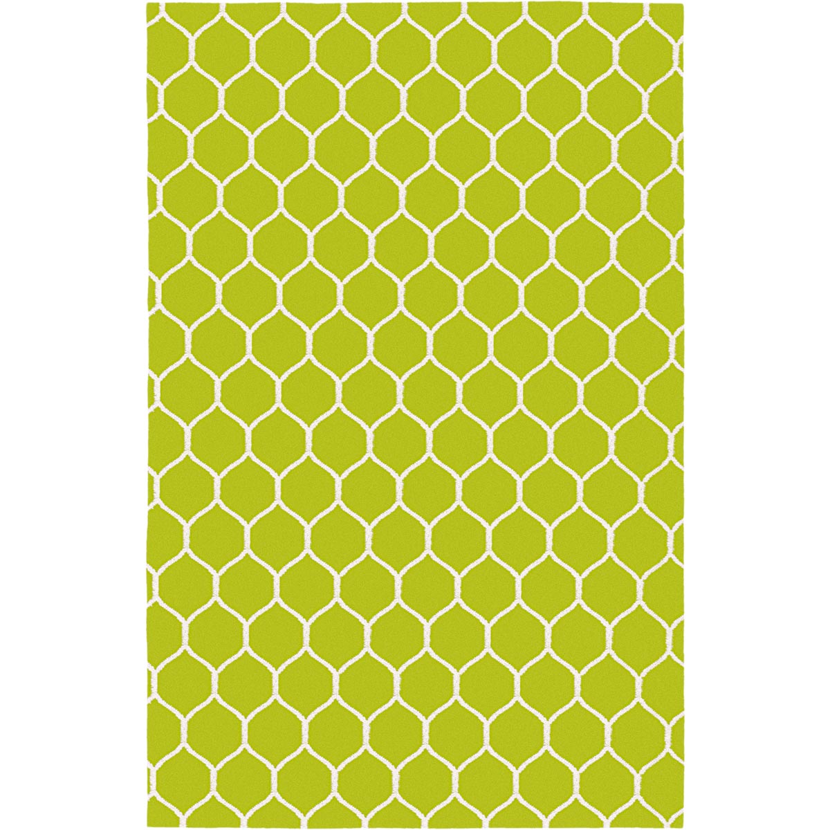 שטיח קילים הדס 04 ירוק/לבן | השטיח האדום