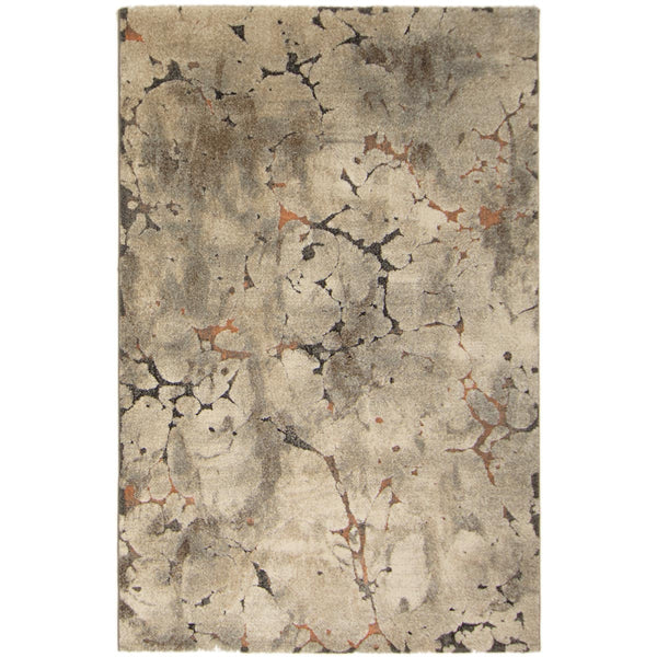 שטיח גלייז 02 אפור/כתום GLAZE