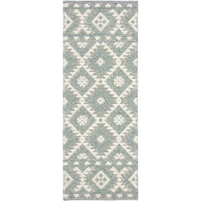 שטיח נירוונה 04 בז'/תכלת ראנר | השטיח האדום