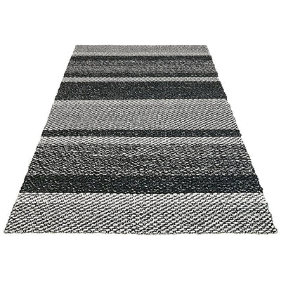 שטיח גפן חלות עבות 02 אפור/שחור | השטיח האדום