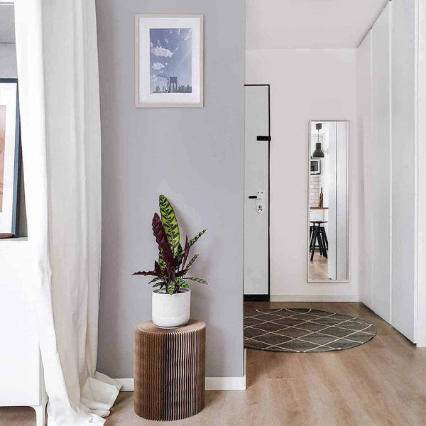 שטיח קילים שוהם 01 אפור כהה עגול KILIM