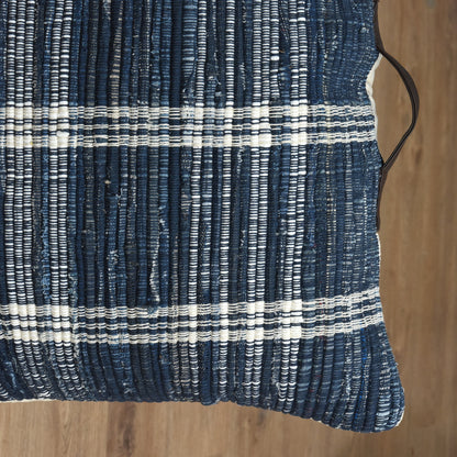 כרית אלמר כחול/לבן ELMAR