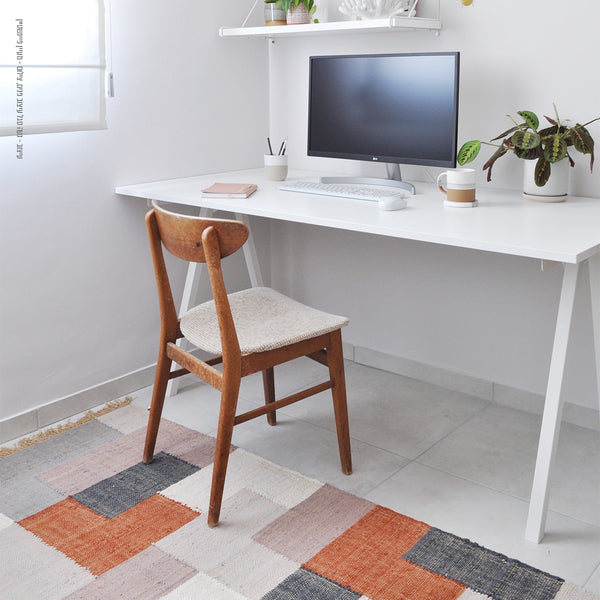 שטיח דולי 02 אפור/כתום DOLLY