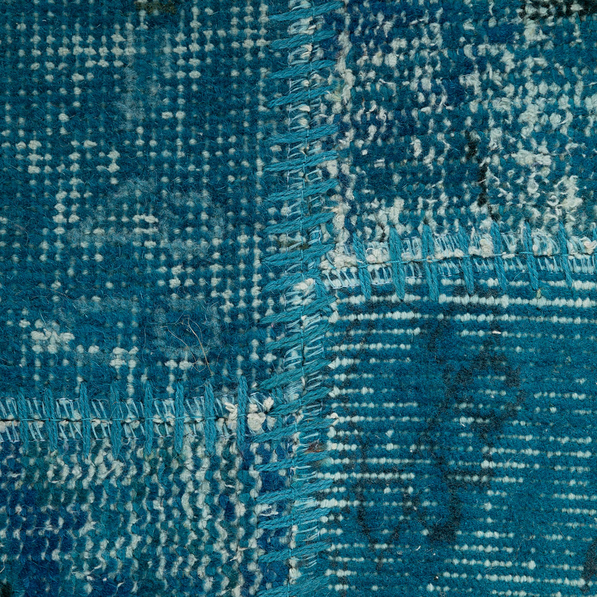 שטיח טלאים כחול 200*140 PATCH