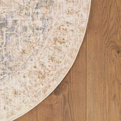 שטיח מיראז אפור/כחול עגול MIRAGE