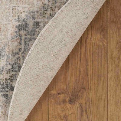 שטיח מיראז אפור/כחול עגול MIRAGE