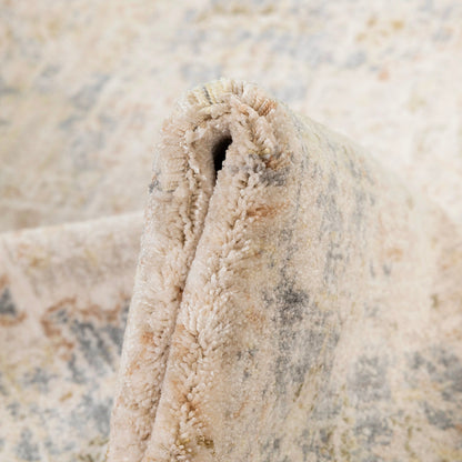 שטיח מיראז אפור/כחול עגול MIRAGE