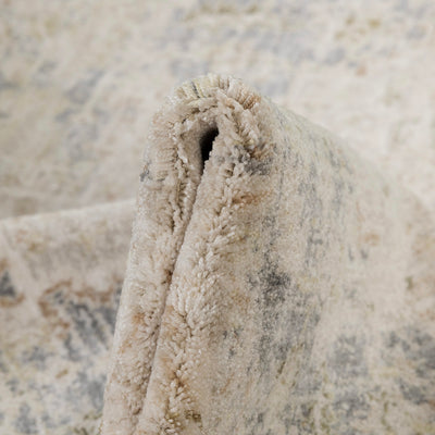 שטיח מיראז אפור/כחול עגול MIRAGE