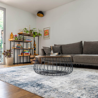 שטיח מדריד 16 אפור/כחול כהה MADRID