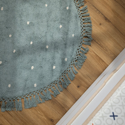 שטיח ג'וי תכלת עגול JOY