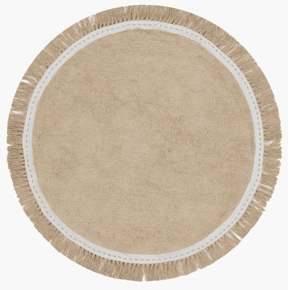 שטיח סאני ג'וי 04 בז' עגול SUNNY JOY