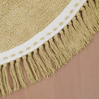 שטיח סאני ג'וי 05 צהוב עגול SUNNY JOY