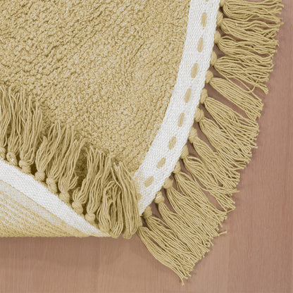 שטיח סאני ג'וי 05 צהוב עגול SUNNY JOY