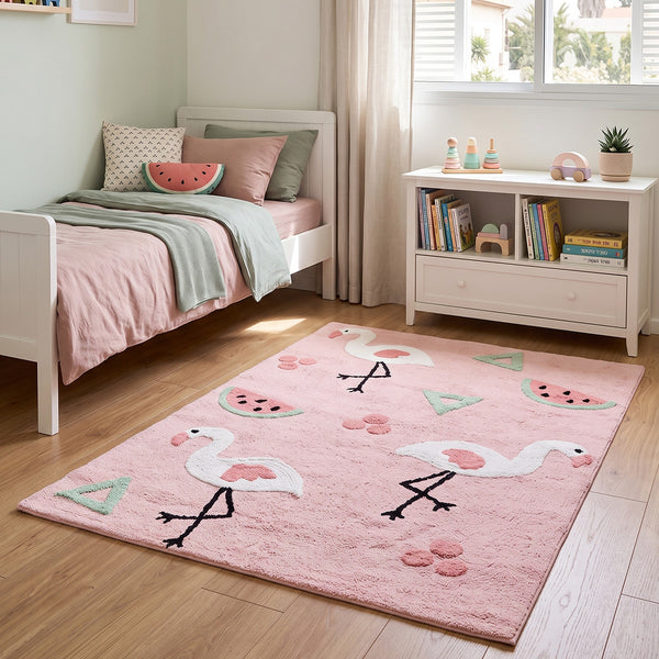 שטיח פלמינגו ורוד FLAMINGO