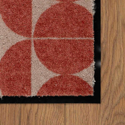 שטיח כניסה שייפס 02 אדום SHAPES