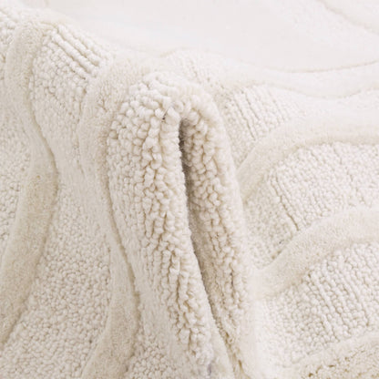 שטיח מון לבן/בז' MOON