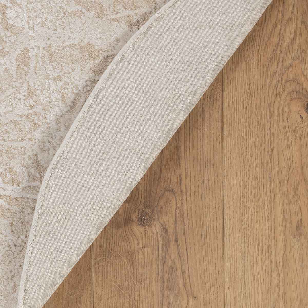 שטיח וולווט בז' עגול VELVET
