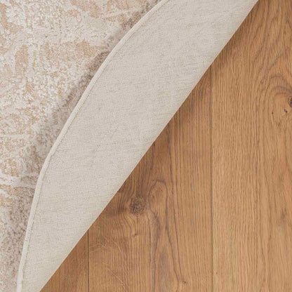 שטיח וולווט בז' עגול VELVET