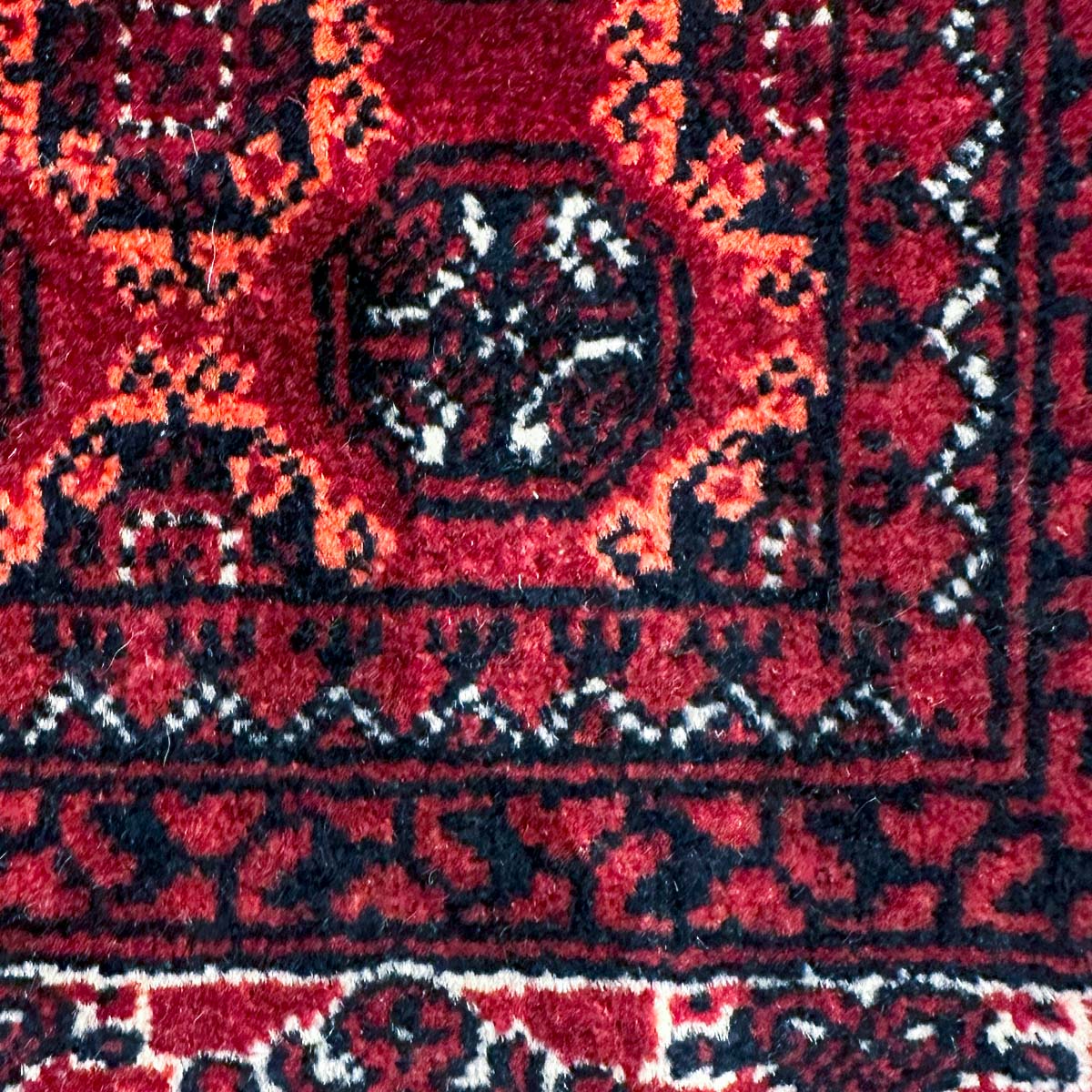 שטיח אפגני באשיר 00 אדום 197*145