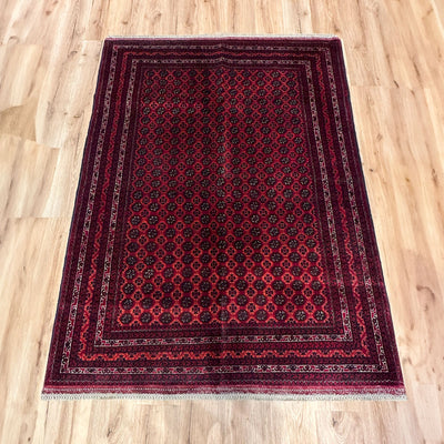 שטיח אפגני באשיר 00 אדום 197*145