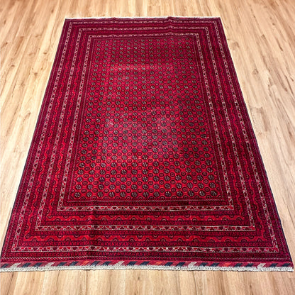 שטיח אפגני באשיר 00 אדום 303*202 BASHIR