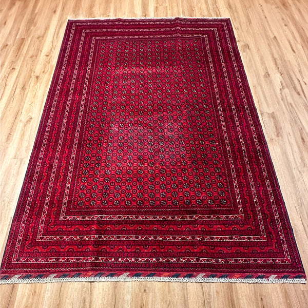 שטיח אפגני באשיר 00 אדום 303*202 BASHIR