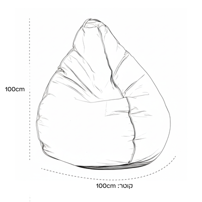 פוף ריביירה פופל'ה 100 POUFALE