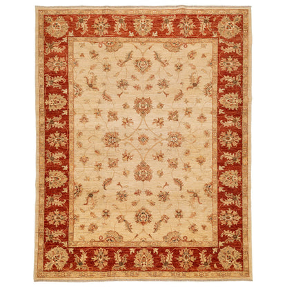 שטיח סופר זיגלר בז'/אדום 191*150 SUPER ZIGLER