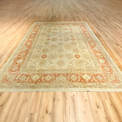 שטיח סופר זיגלר 00 בז'/אדום 465*303 SUPER ZIGLER