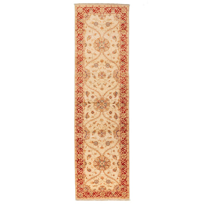 שטיח סופר זיגלר בז'/אדום ראנר 288*81 SUPER ZIGLER