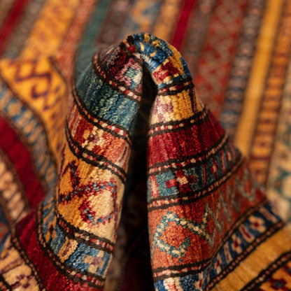 שטיח שאל פרסי צבעוני 287*197 SHIRAZ