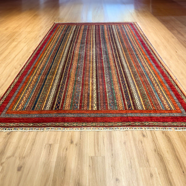 שטיח שאל פרסי 00 צבעוני 391*300 SHIRAZ