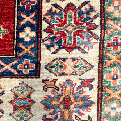 שטיח סופר קזאק 00 אדום/בז' 237*186 KAZAK