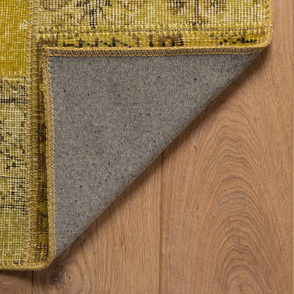 שטיח טלאים צהוב 201*151 PATCHE