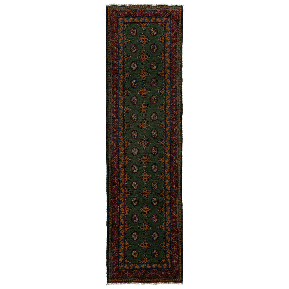 שטיח קאבול ירוק ראנר 305*83 KABUL