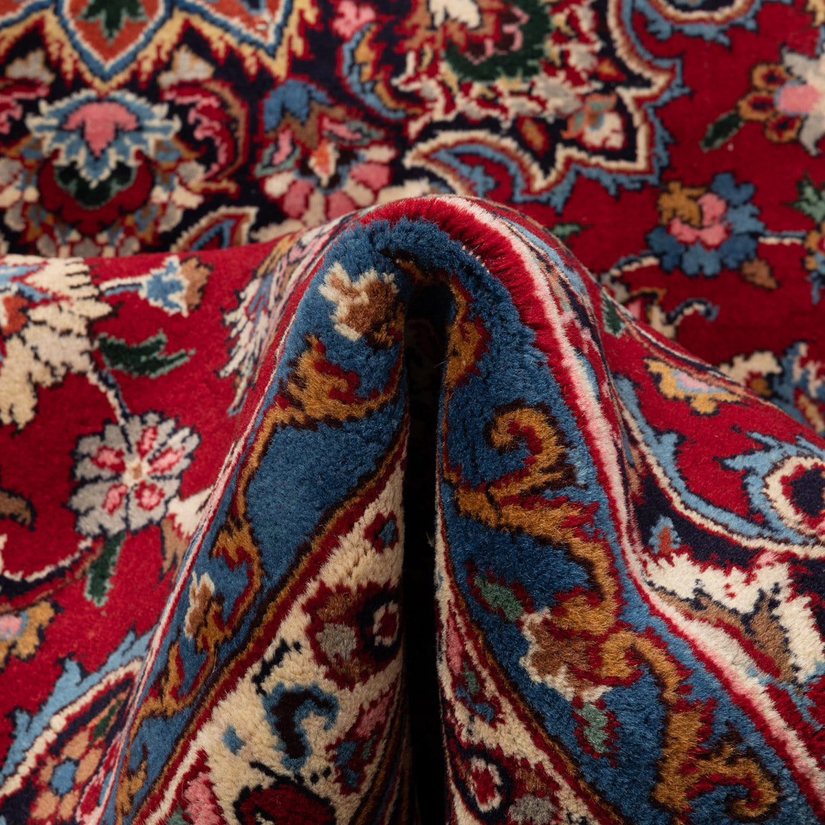 שטיח פרסי קשאן אדום 298*184 KASHAN