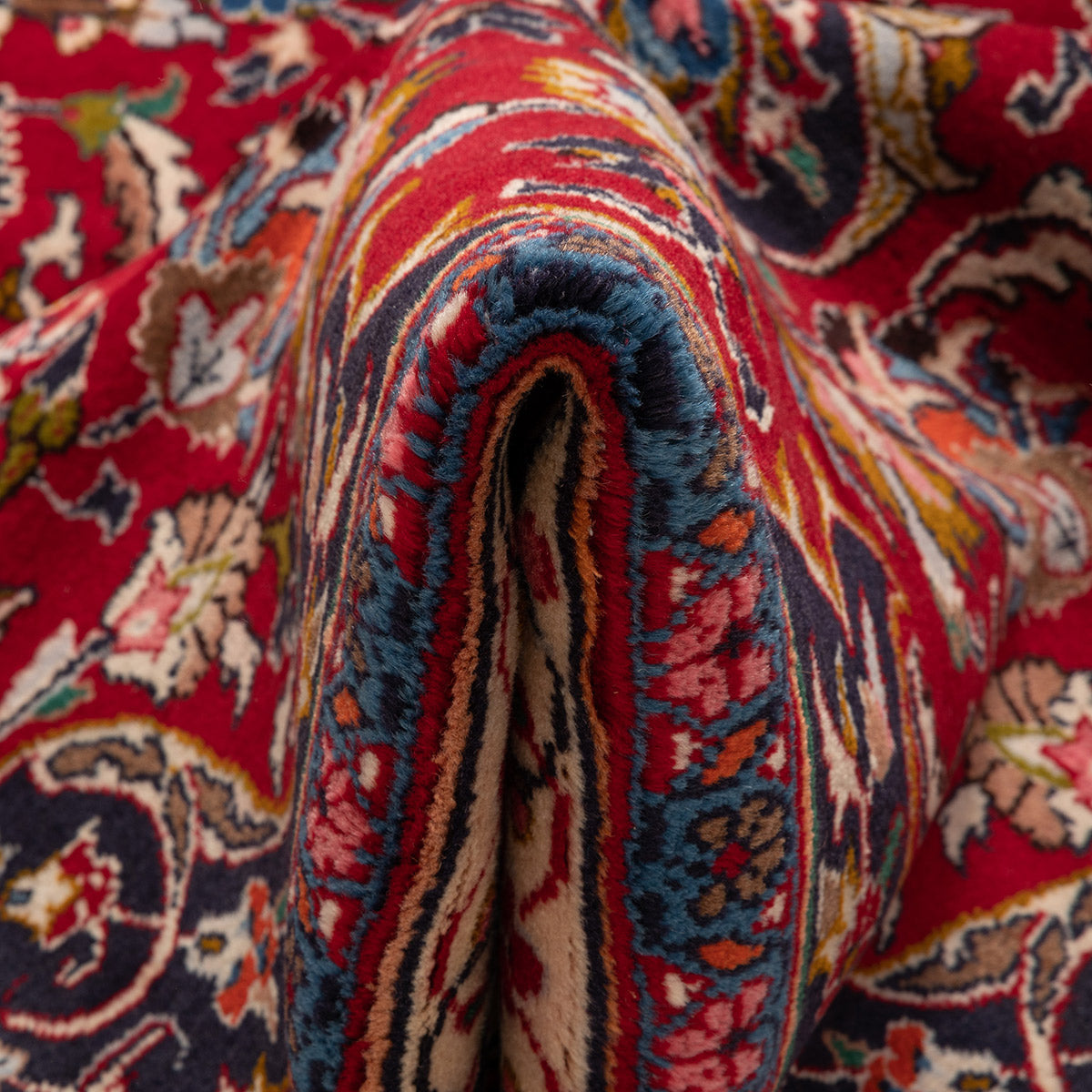 שטיח פרסי קשאן אדום 343*249 KASHAN 