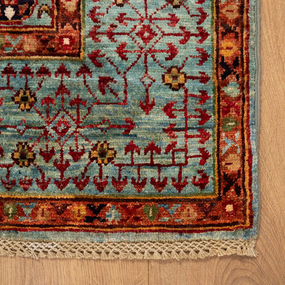 שטיח סוזני תכלת 202*151 SUZANI