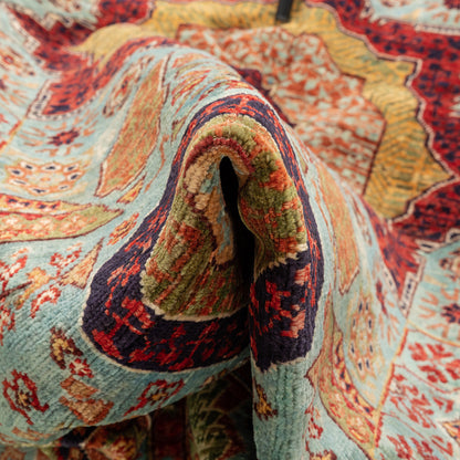 שטיח סוזני תכלת 202*151 SUZANI