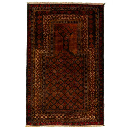 שטיח בלוץ' פרסי אדום 136*88 BALOCH