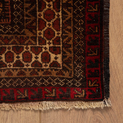 שטיח בלוץ' פרסי אדום 136*88 BALOCH