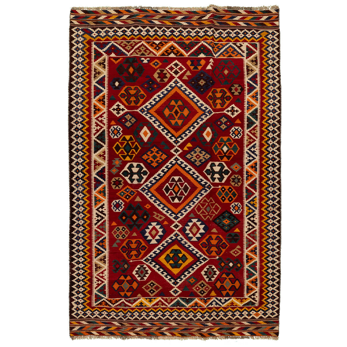 שטיח קילים קשקאי צבעוני 251*165 KILIM