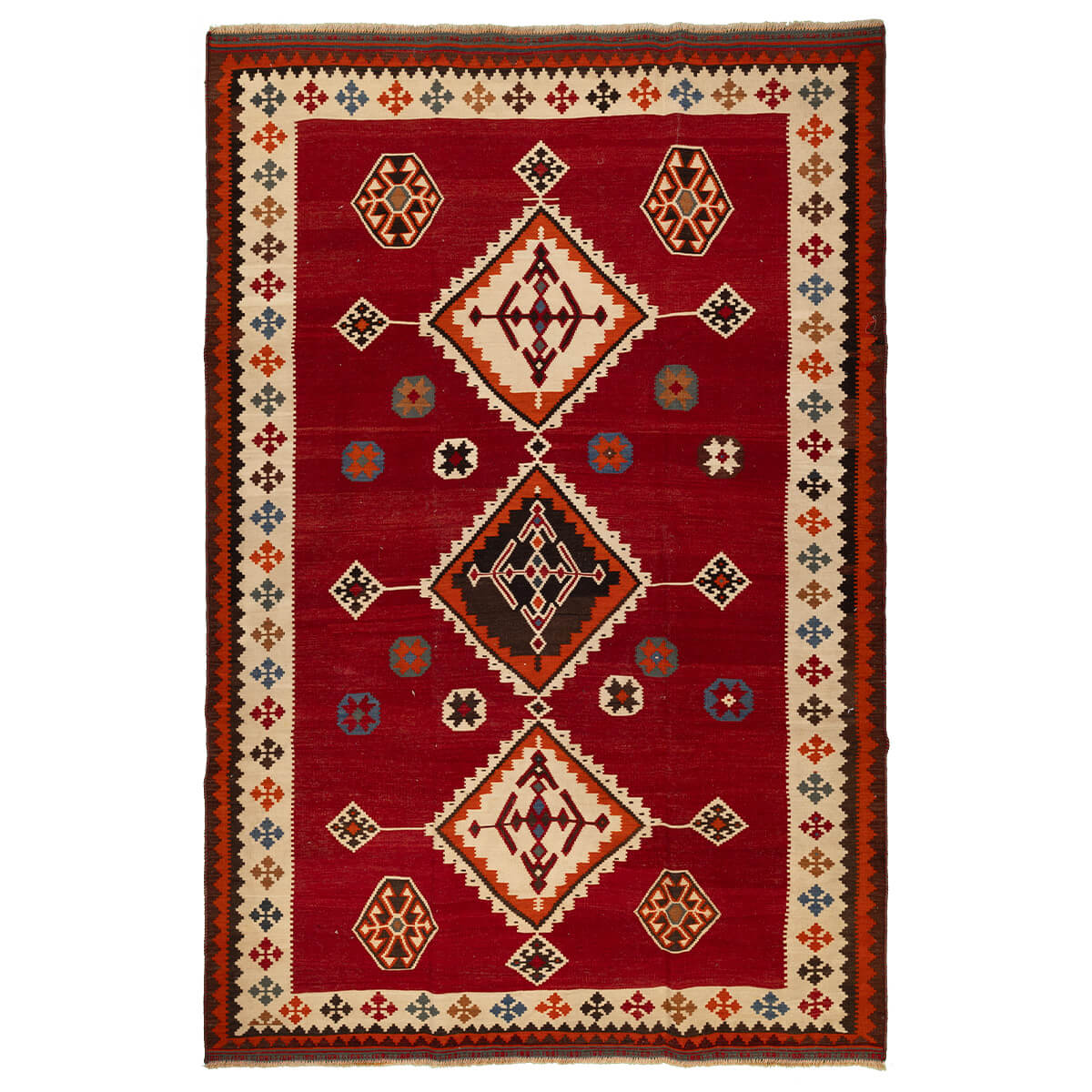 שטיח קילים קשקאי צבעוני 316*210 KILIM