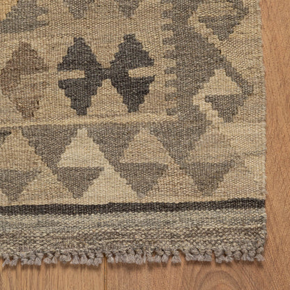 שטיח קילים פרסי רטרו אפור 208*150 KILIM