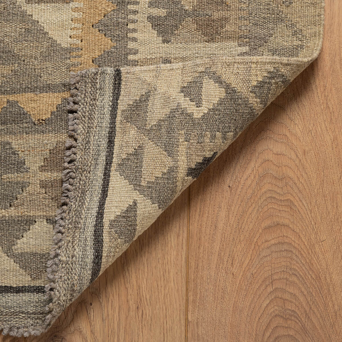 שטיח קילים פרסי רטרו אפור 208*150 KILIM